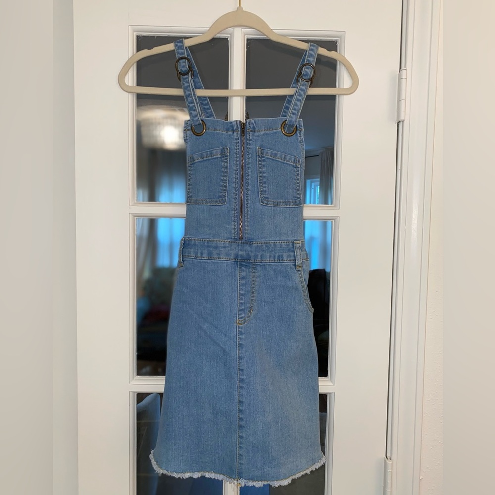 Denim overall dress Gianni bini girls